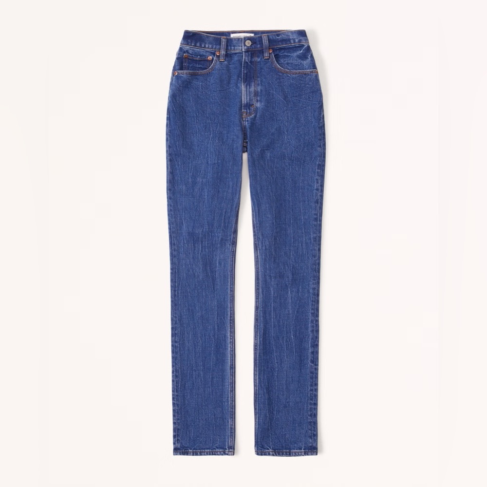 Abercrombie & Fitch Ultra High Rise 90s Slim Straight Jean